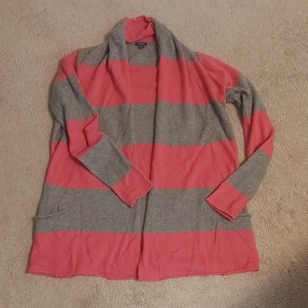 Cashmere open front cardigan